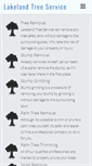 Mobile Screenshot of lakelandtreeservice.net